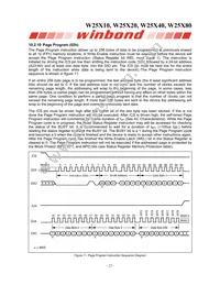 W25X80VZPIG T&R Datasheet Page 22