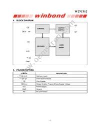 W27C512-45Z Datasheet Page 4