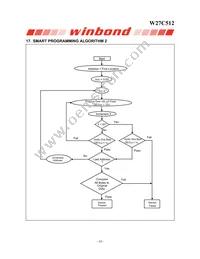 W27C512-45Z Datasheet Page 16