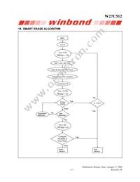 W27C512-45Z Datasheet Page 17