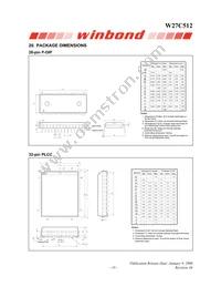 W27C512-45Z Datasheet Page 19