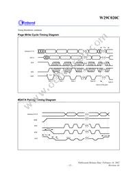 W29C020CP90B Datasheet Page 15