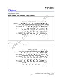 W29C020CP90B Datasheet Page 17