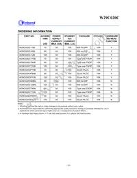 W29C020CP90B Datasheet Page 18