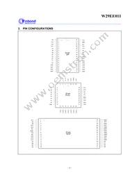 W29EE011P90Z Datasheet Page 4