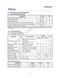 W29EE011P90Z Datasheet Page 12