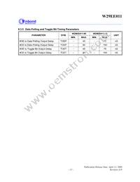 W29EE011P90Z Datasheet Page 15