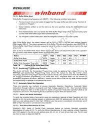 W29GL032CH7T Datasheet Page 18