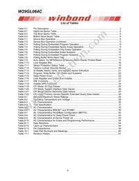 W29GL064CB7B Datasheet Page 6