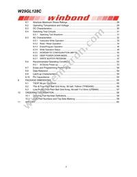 W29GL128CL9C TR Datasheet Page 4