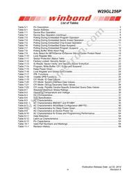 W29GL256PL9B TR Datasheet Page 5