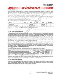 W29GL256PL9B TR Datasheet Page 16