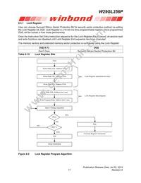 W29GL256PL9B TR Datasheet Page 22