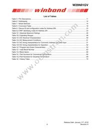 W29N01GVBIAA Datasheet Page 4