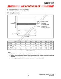 W29N01GVBIAA Datasheet Page 14