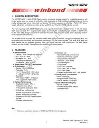 W29N01GZDIBA Datasheet Page 7