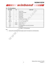W29N01GZDIBA Datasheet Page 9