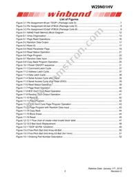 W29N01HVBINF Datasheet Page 5