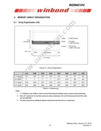 W29N01HVBINF Datasheet Page 13