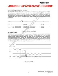 W29N01HVBINF Datasheet Page 17