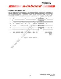W29N01HVBINF Datasheet Page 23