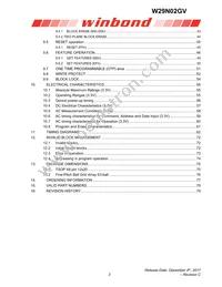 W29N02GVBIAA Datasheet Page 3