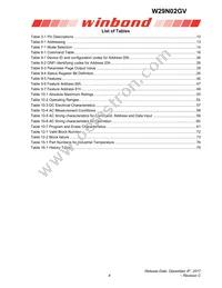 W29N02GVBIAA Datasheet Page 4