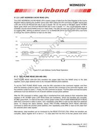 W29N02GVBIAA Datasheet Page 21