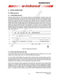 W29N02GZBIBA Datasheet Page 18