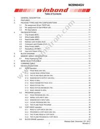 W29N04GVSIAA Datasheet Page 2