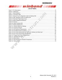 W29N04GVSIAA Datasheet Page 4