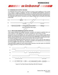 W29N04GWBIBA Datasheet Page 20