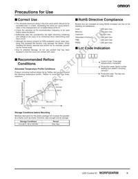W2RF004RM Datasheet Page 9