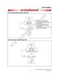 W39V040FAPZ Datasheet Page 15