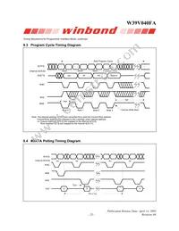 W39V040FAPZ Datasheet Page 23