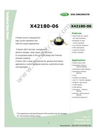 W42180-06-U3-BR Datasheet Cover