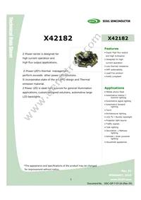 W42182-08-V1V3 Datasheet Cover