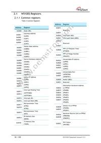 W5100S-L Datasheet Page 18