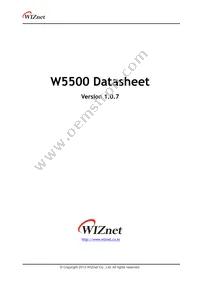W5500 Datasheet Cover