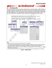 W631GG6KB15J Datasheet Page 17