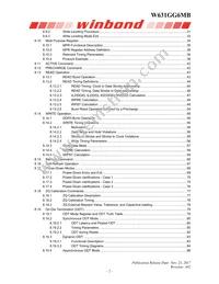 W631GG6MB15J Datasheet Page 2