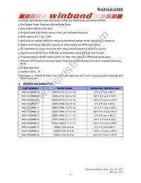 W631GG6MB15J Datasheet Page 6