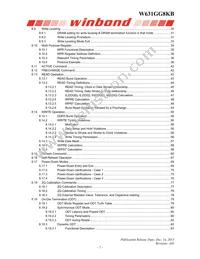 W631GG8KB15I TR Datasheet Page 2