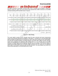 W631GG8MB15I Datasheet Page 16