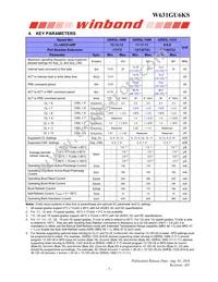 W631GU6KS-15 TR Datasheet Page 7