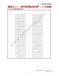 W631GU6KS-15 TR Datasheet Page 8