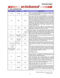 W631GU6KS-15 TR Datasheet Page 9