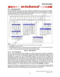 W631GU6KS-15 TR Datasheet Page 20