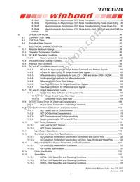 W631GU6MB12J Datasheet Page 3