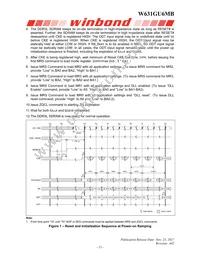 W631GU6MB12J Datasheet Page 13